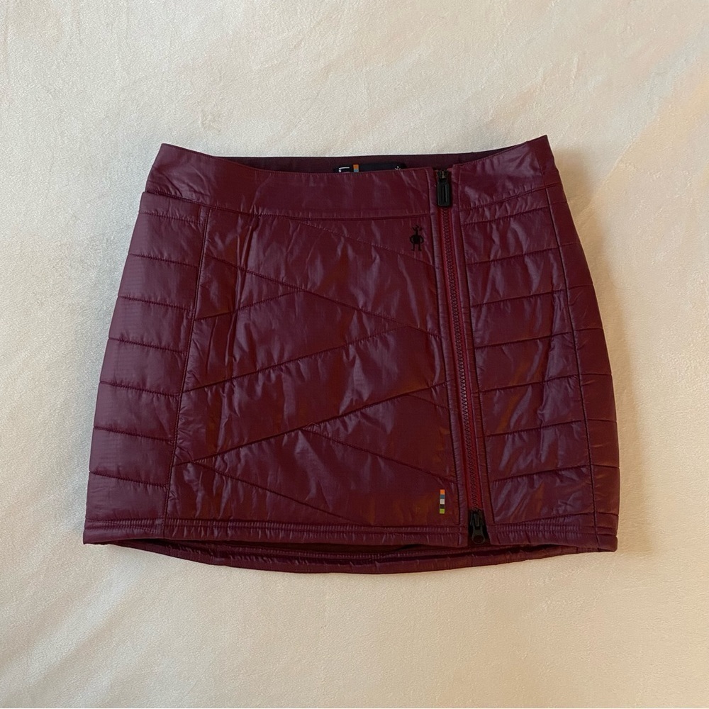 Smartwool Maroon Smartloft Pull-On Insulated Skirt Small
